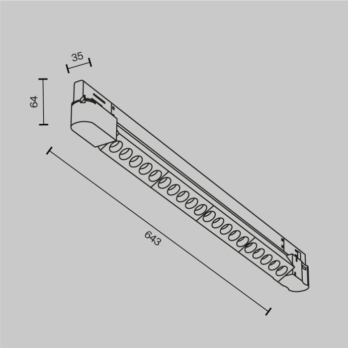 Накладной светильник Maytoni Points TR195-3-20W4K-M-W