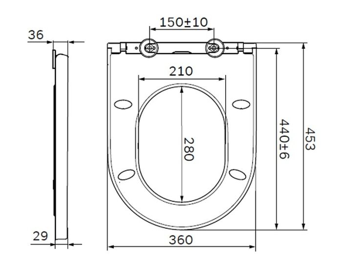 C707858WH Spirit V2.0 сиденье для унитаза slim wrap-over, микролифт