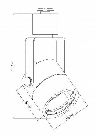 Светильник на штанге Arte Lamp Track Lights A1310PL-1WH