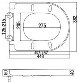 Крышка-сиденье для унитаза Am.Pm Spirit C707855WH микролифт