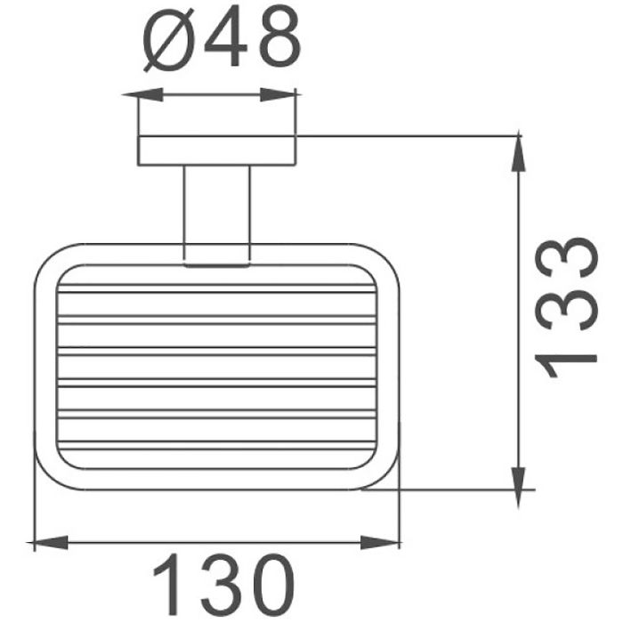 Мыльница Haiba черный (HB8702-1)