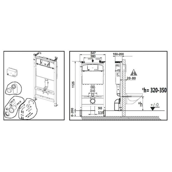 893104980 ПЭК DEBBA Round подвесной унитаз Rimless+инсталляция+сиденье Supralit (м/л) КНОПКА НА ВЫБОР ЗАКАЗЫВАЕТСЯ ОТДЕЛЬНО