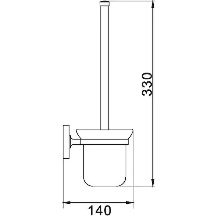 Ершик Haiba хром (HB1710)