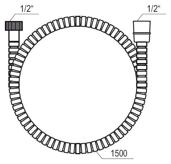 Душевой гарнитур Ravak Flat M 903.00 X07S006 Хром