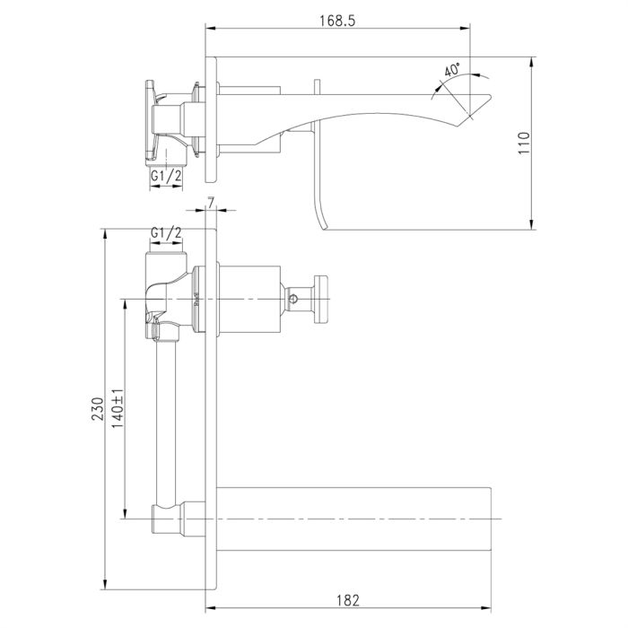 Смеситель для раковины Lemark Contest LM5826CW, Хром, Белый