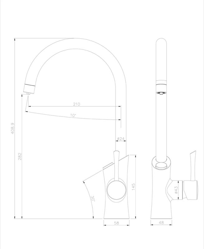 Смеситель для кухни Lemark Comfort LM3072C, Хром