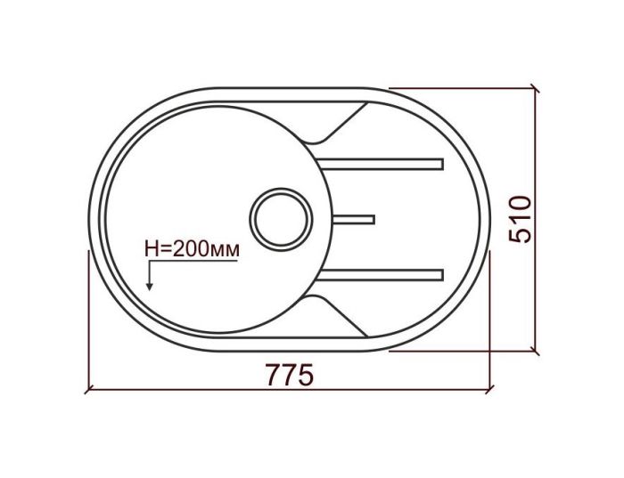 Кухонная мойка Tolero (R-116 №001 Сер. мет) (472977)