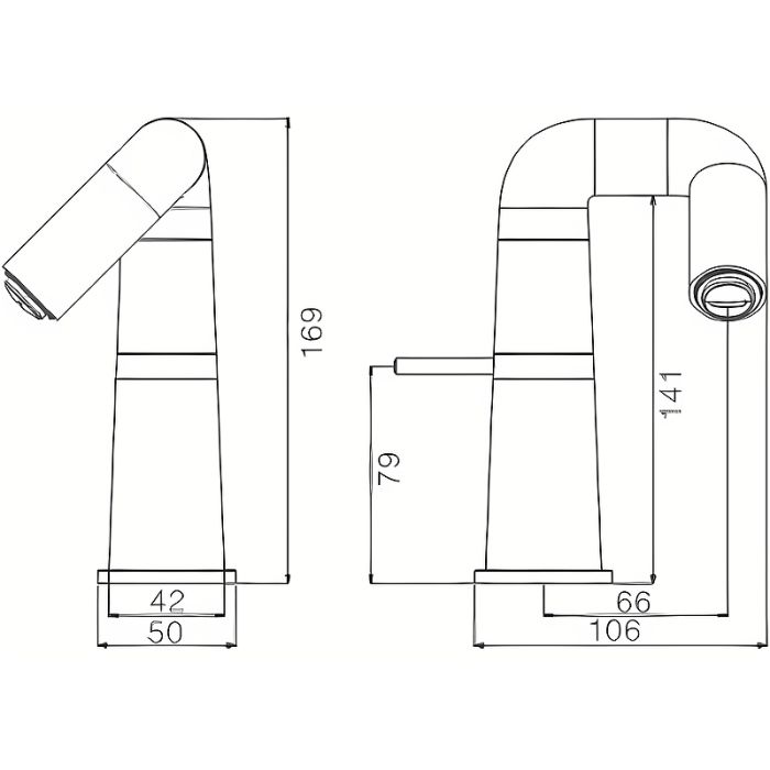 Смеситель для раковины Haiba (HB10813-3)