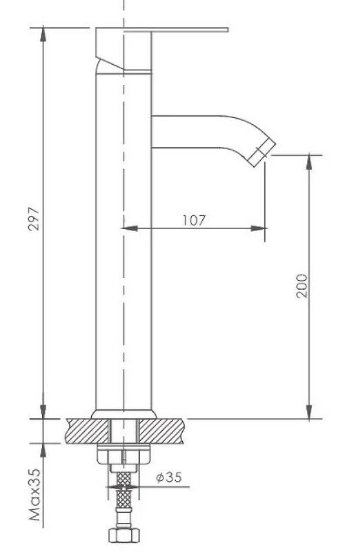 Смеситель для раковины Haiba (HB11811)