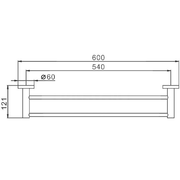 Полотенцедержатель Haiba сталь (HB8309)