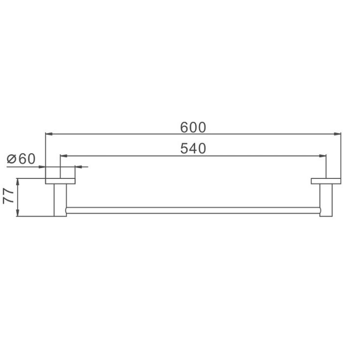 Полотенцедержатель Haiba сталь (HB8301)