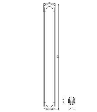 Душевая штанга Lemark LM8074CG, Хром Золото