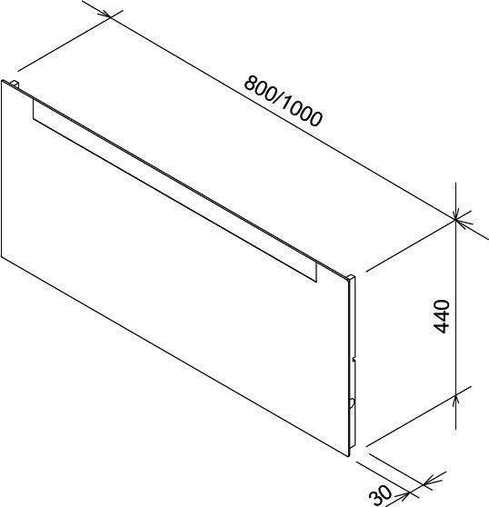 Зеркало Ravak Clear 100 X000000766 с подсветкой с выключателем