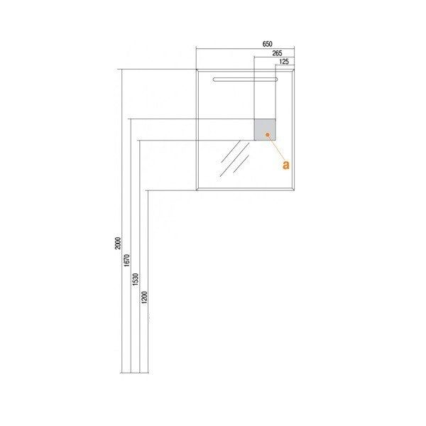 Зеркало Акватон Оптима 65 (1A127002OP010)