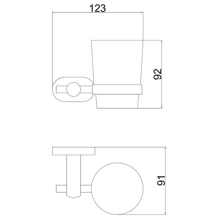 Держатель стакана BELZ (B90506)