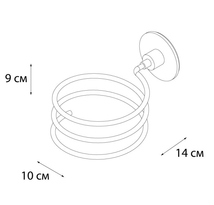 Держатель для фена FIXSEN Round (FX-92119)