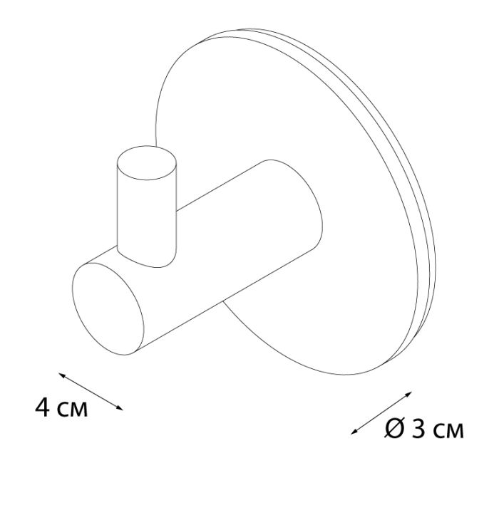 Крючок FIXSEN 3М 2 штуки (FX-558B)