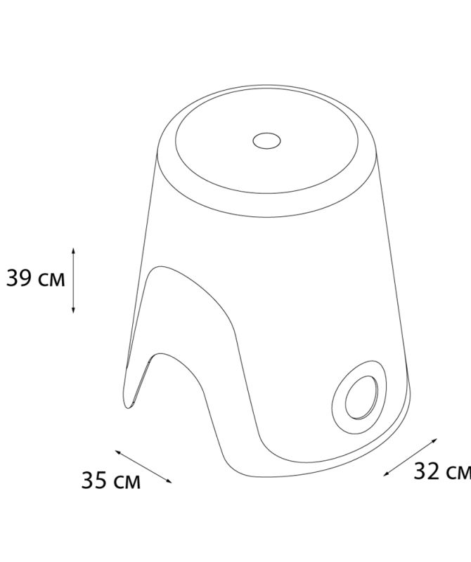 Корзина для белья FIXSEN Wendy 2в1 оранжевая (FX-7073-93)