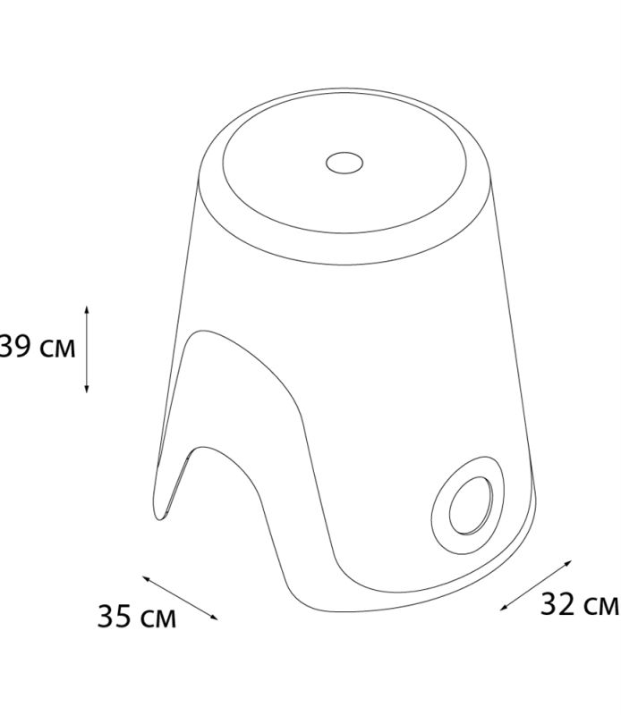 Корзина для белья FIXSEN Wendy 2в1 зеленая (FX-7073-60)