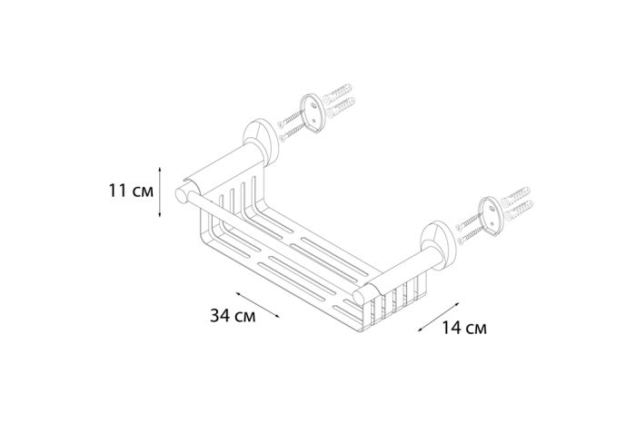 Полка универсальная Fixsen Europa FX-21823 (FX-21823)