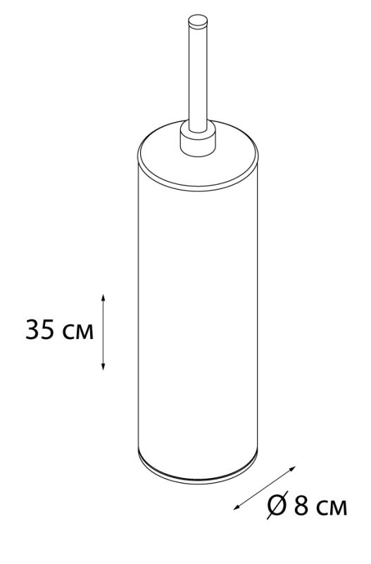 Ерш FIXSEN Kvadro напольный хромированный круглый (FX-442)