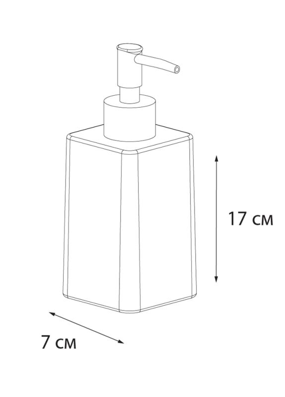 Дозатор жидкого мыла Fixsen Twist FX-1569A-1 Мультиколор