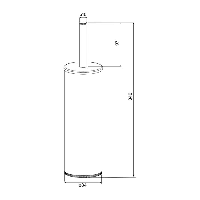 Ерш нержавеющая сталь 01 IDDIS (BRU01CCi47)