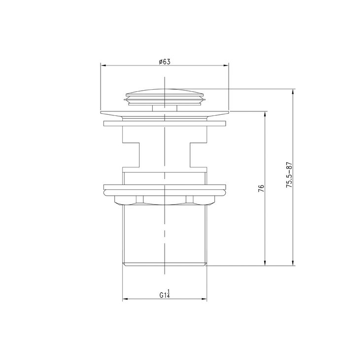 Выпуск для умывальника IDDIS Optima Home, хром (001SB01i88)