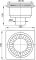 Сливной трап 150 ? 150/50, подводка – прямая, решетка – белая, гидрозатвор – мокрый, арт. APV16