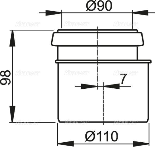 Соединитель комплект для 90/110, арт. M907