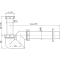 Сифон для умывальника и биде, пластик ?40, арт. A45F-DN40
