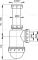 Сифон для мойки с накидной гайкой 6/4", арт. A443-DN50/40