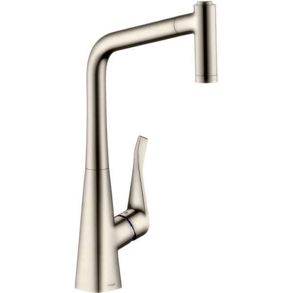 Смеситель для кухни Hansgrohe Metris сталь 14820800