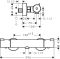 Термостат для душа Hansgrohe Ecostat 1001 CL 13211000