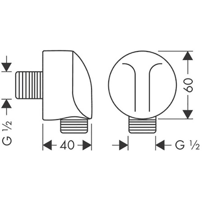 Шланговое подключение Hansgrohe FixFit 27454700