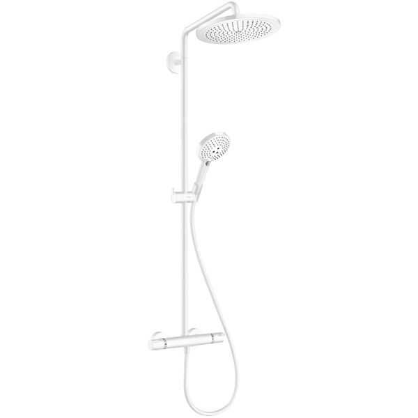 Душевая система Hansgrohe Croma Select S 280 1 режим струи 26890700, матовый белый