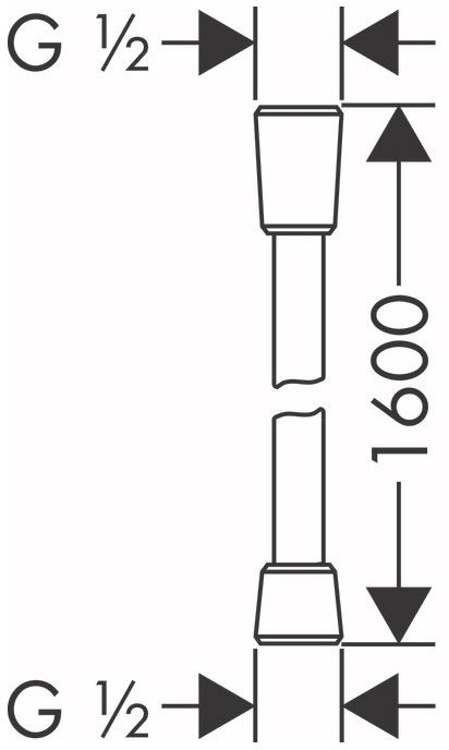 Шланг для душа Hansgrohe Isiflex 28276670