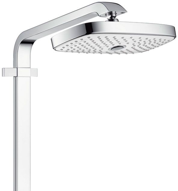 Душевая стойка Hansgrohe Raindance Select Push 300 2jet Showerpipe белый/хром 27126400