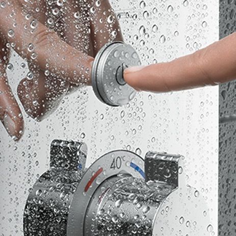 Термостат с запорным вентилем Hansgrohe ShowerSelect 15762000