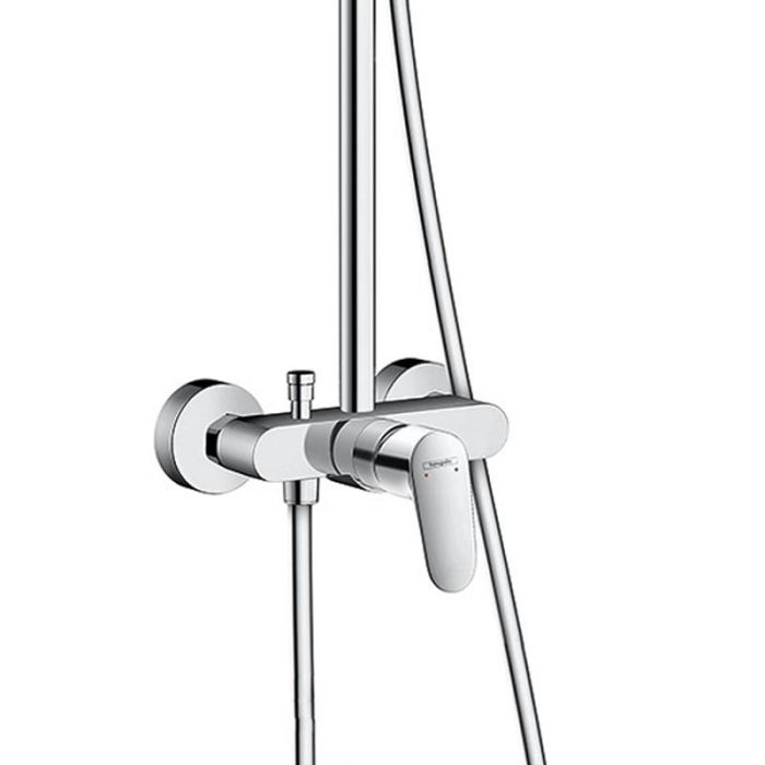 Душевая система Hansgrohe Crometta S 240 1jet Showerpipe Ecosmart 27269000