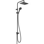 Душевая система Showerpipe 230 1jet Hansgrohe Vernis Shape Reno 26282670 черный