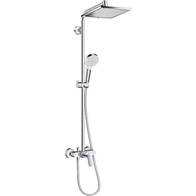 Душевая система Hansgrohe Crometta E 240 1jet Showerpipe 27284000