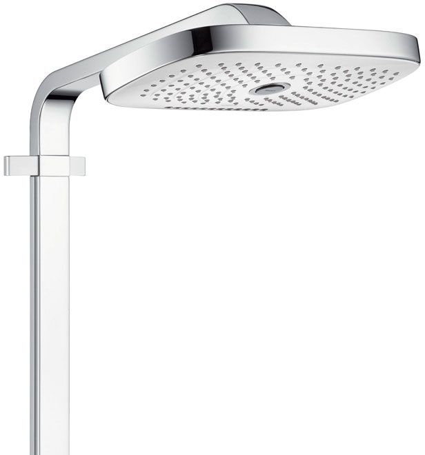 Душевая стойка Hansgrohe Raindance Select Push 300 3jet Showerpipe белый/хром 27127400