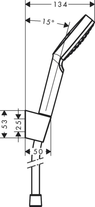 Душевой гарнитур Hansgrohe Crometta 1jet 26567400