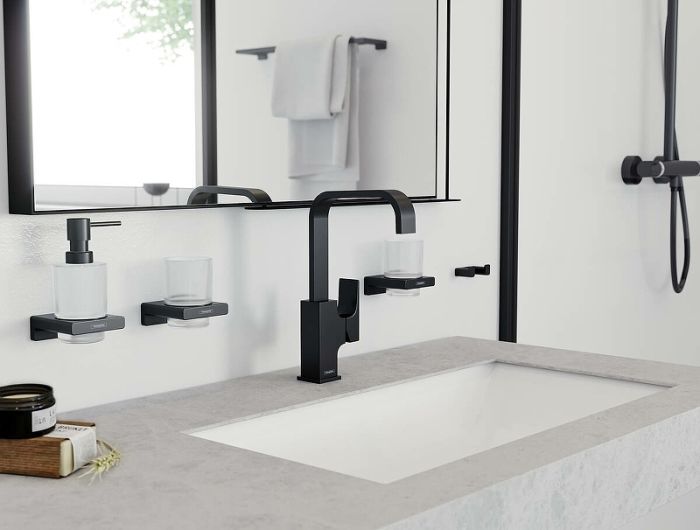 Смеситель Hansgrohe Metropol для раковины 32511670, матовый черный