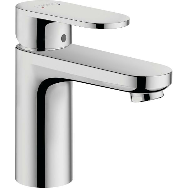 Смеситель для раковины 100, с металлическим сливным гарнитуром Hansgrohe Vernis Blend 71559000, хром