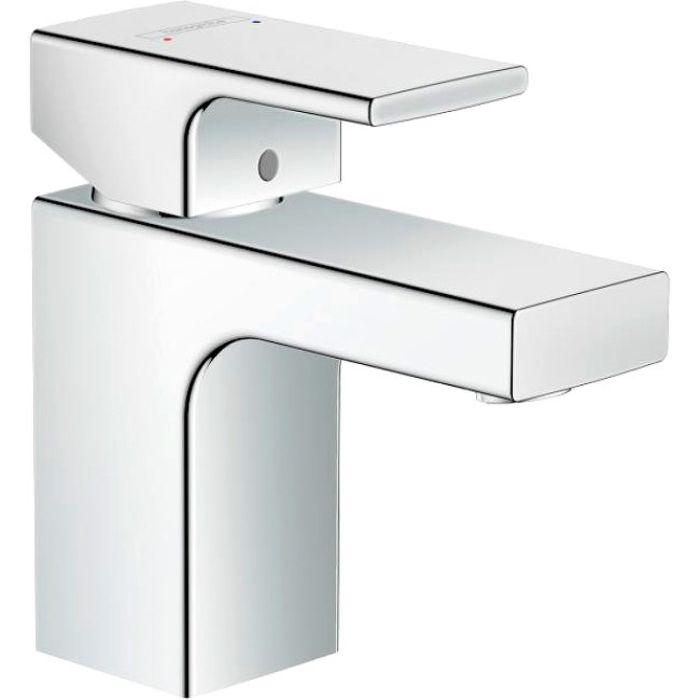 Смеситель для раковины со сливным гарнитуром Hansgrohe Vernis Shape 70 71560000 хром