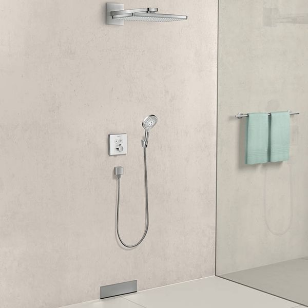 Шланговое подсоединение с клапаном обратного тока Hansgrohe Fixfit Square 26455990