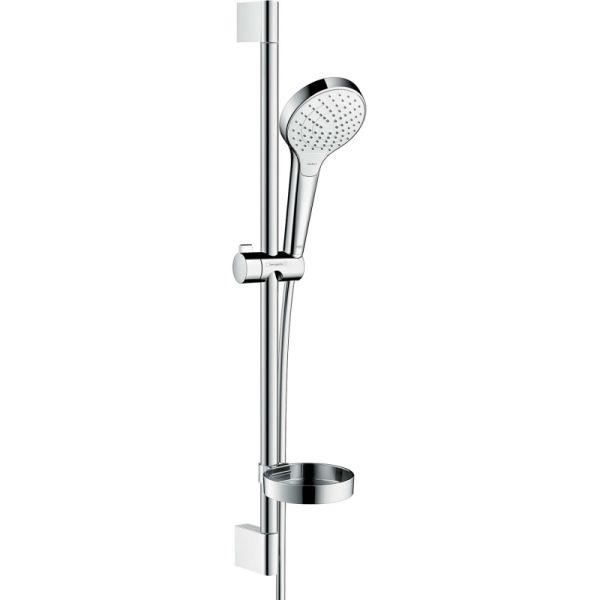 Душевой набор Hansgrohe Croma Select S Vario и мыльницей Casetta 26566400, белый/хром