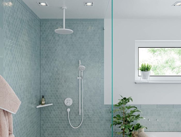 Угловая корзинка AddStoris Hansgrohe 41741700, матовый белый